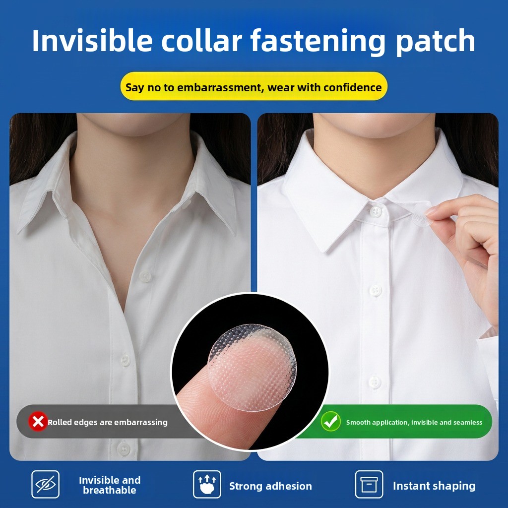 Sewing Label - Magic Self-Adhesive Shirt Collar Stabilizer Invisible
