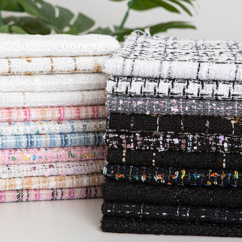 Sewing Tweed Fabric - Woolen Tweed Small Fragrant Wind Woolen