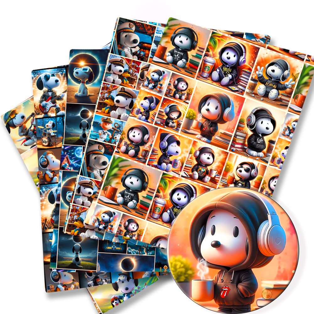 Sewing And Textile - TAKARA TOMY Snoopy fabric140x50CM Cartoon Polyester
