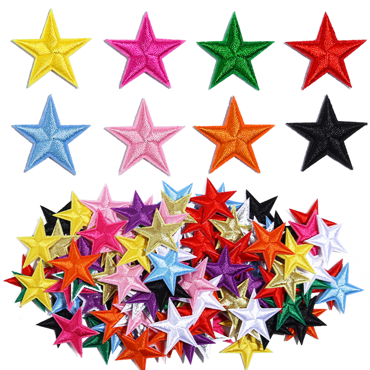10pcs Small Mini Star Embroide - Iron On Patch recension och pris