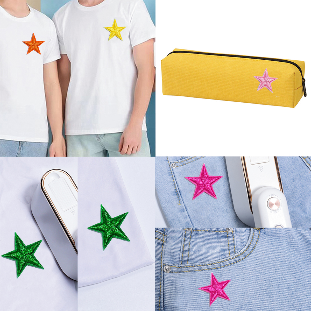 10pcs Small Mini Star Embroide - Iron On Patch recension och pris