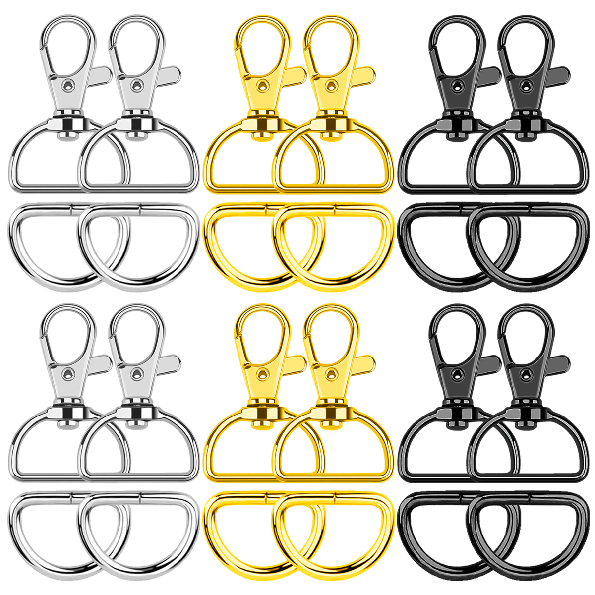 10/20 Set Large D Clip Swivel  - Sewing Kit recension och pris