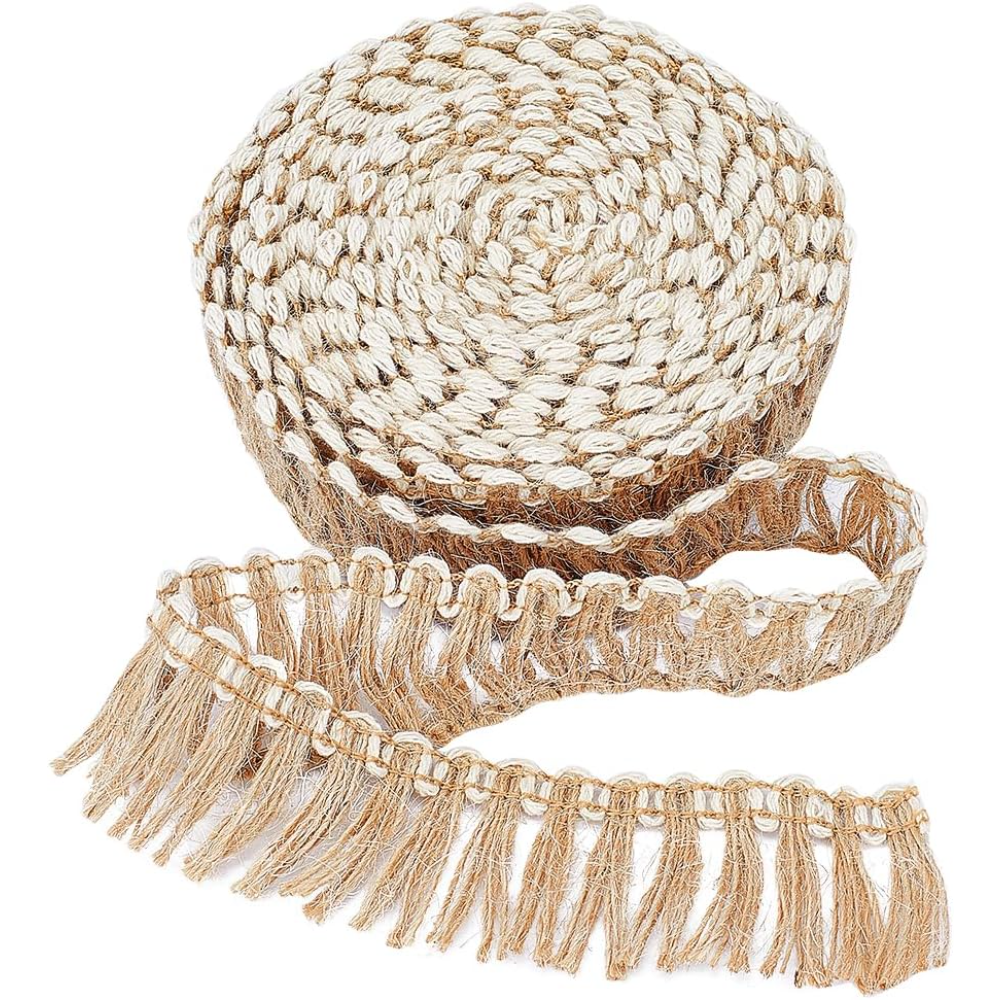5 Meters Burlap Fringe Tassel  - Sewing Kit recension och pris