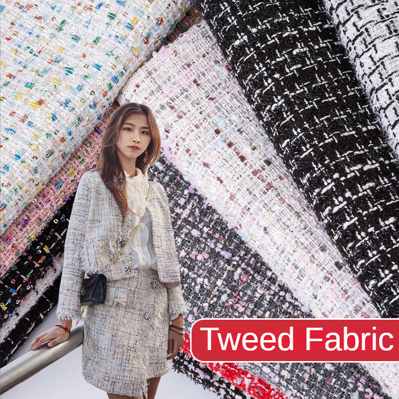 Tweed Fabric By The Meter for  - Sewing Tweed Fabric recension och pris
