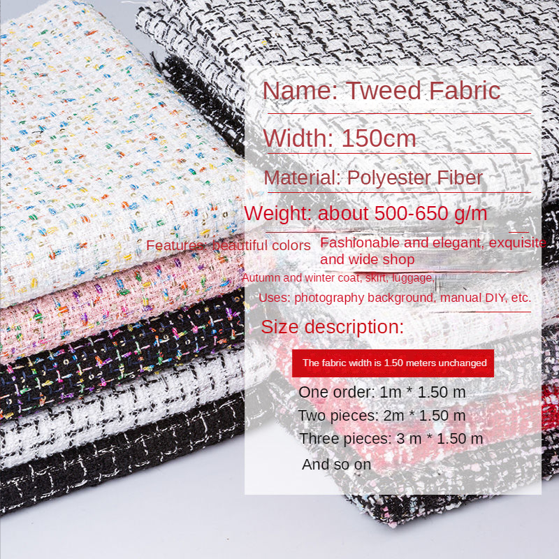 Tweed Fabric By The Meter for  - Sewing Tweed Fabric recension och pris
