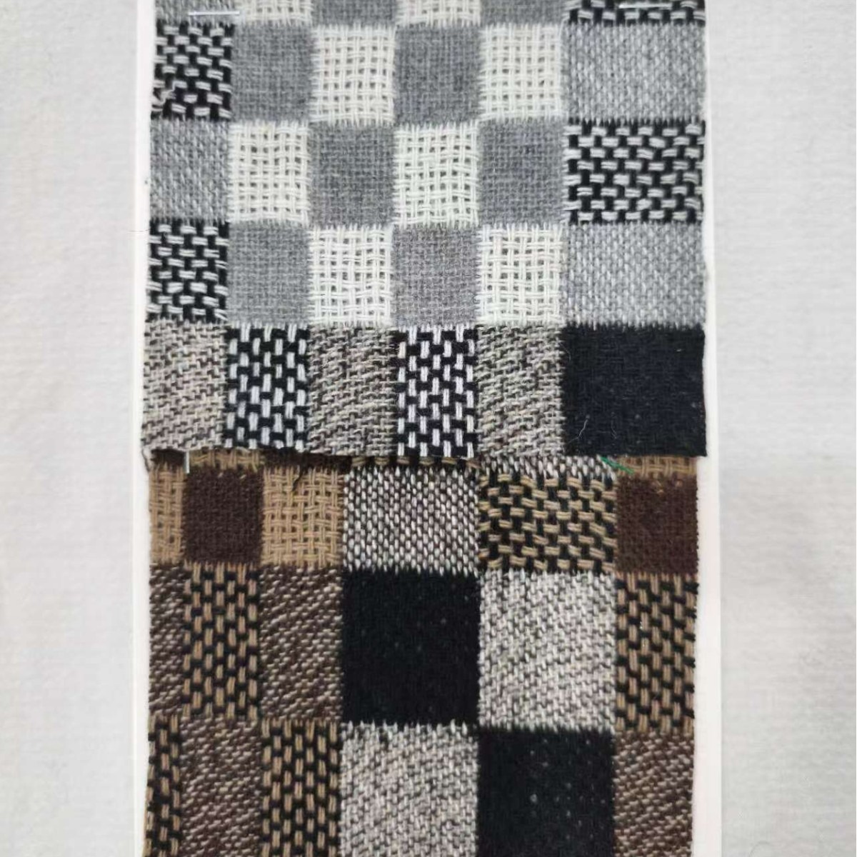Grid Tweed Wool Fabric，for Fal - Sewing Tweed Fabric recension och pris