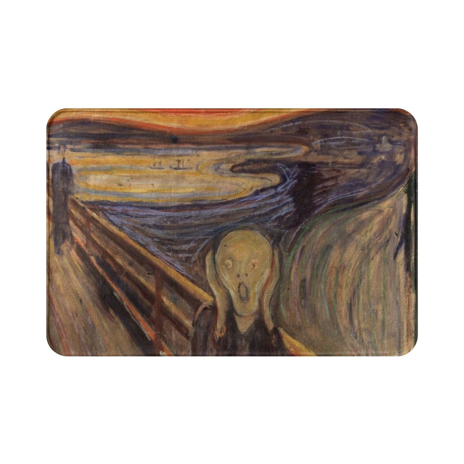 Munch's Scream Carpet Mat Rug  - Century Textile & Sewing Supply Avenue C North Saskatoon Sk recension och pris