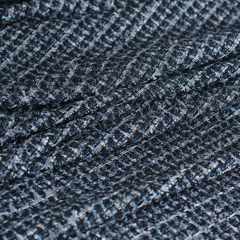 Red raspberry 550g Deep blue g - Sewing Tweed Fabric recension och pris