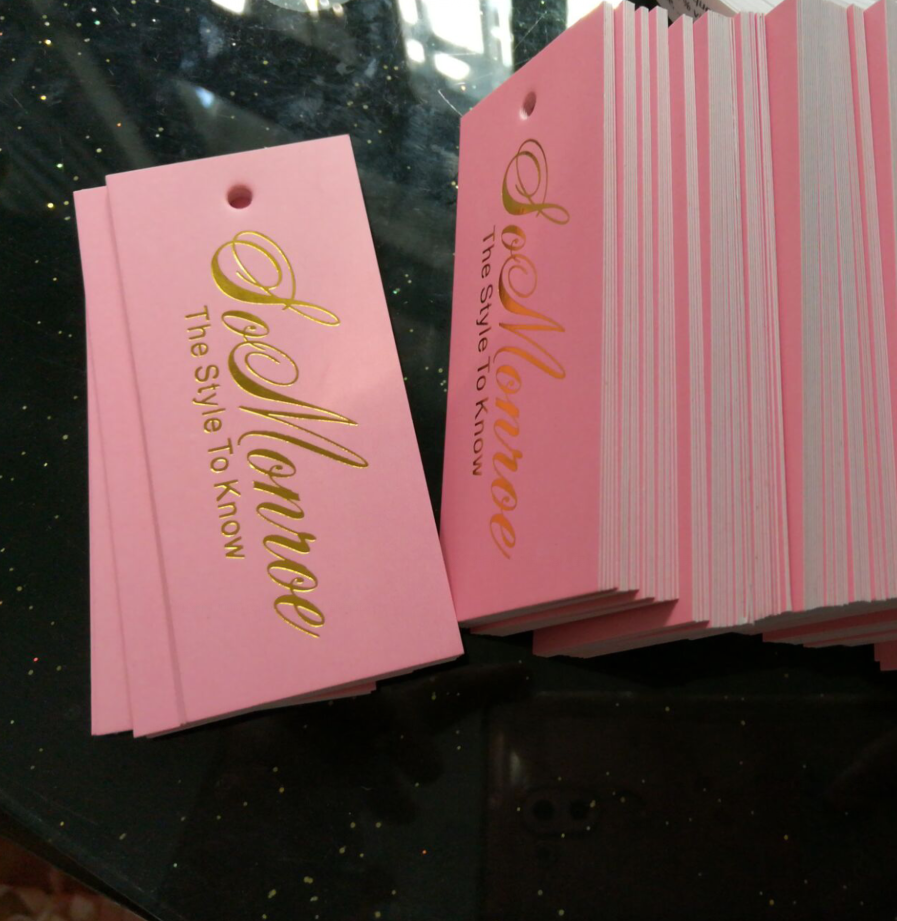 1000pcs Customized Hang Tags L - Sewing Label recension och pris