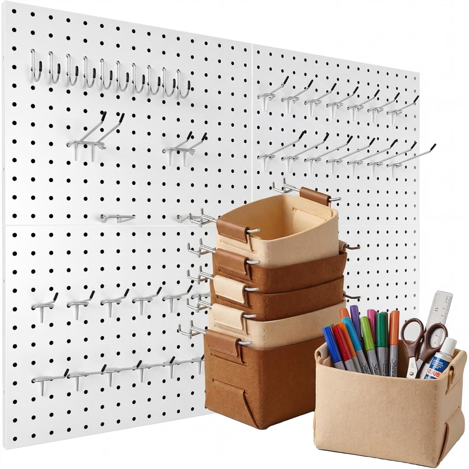 4 Pack Metal Pegboard Organize - Sewing Production recension och pris