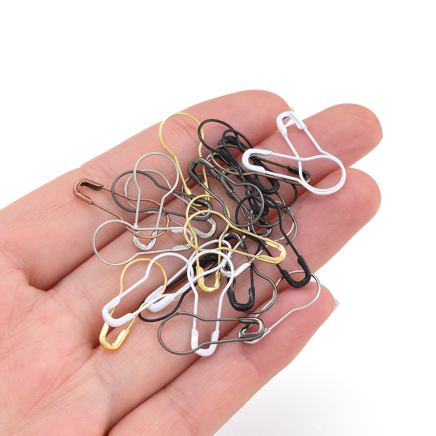 100Pcs/Lot Metal Gourd Safety  - Sewing Production recension och pris