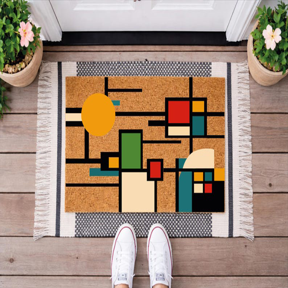 Mid Century Modern Doormat Col - Century Textile & Sewing Supply Avenue C North Saskatoon Sk recension och pris