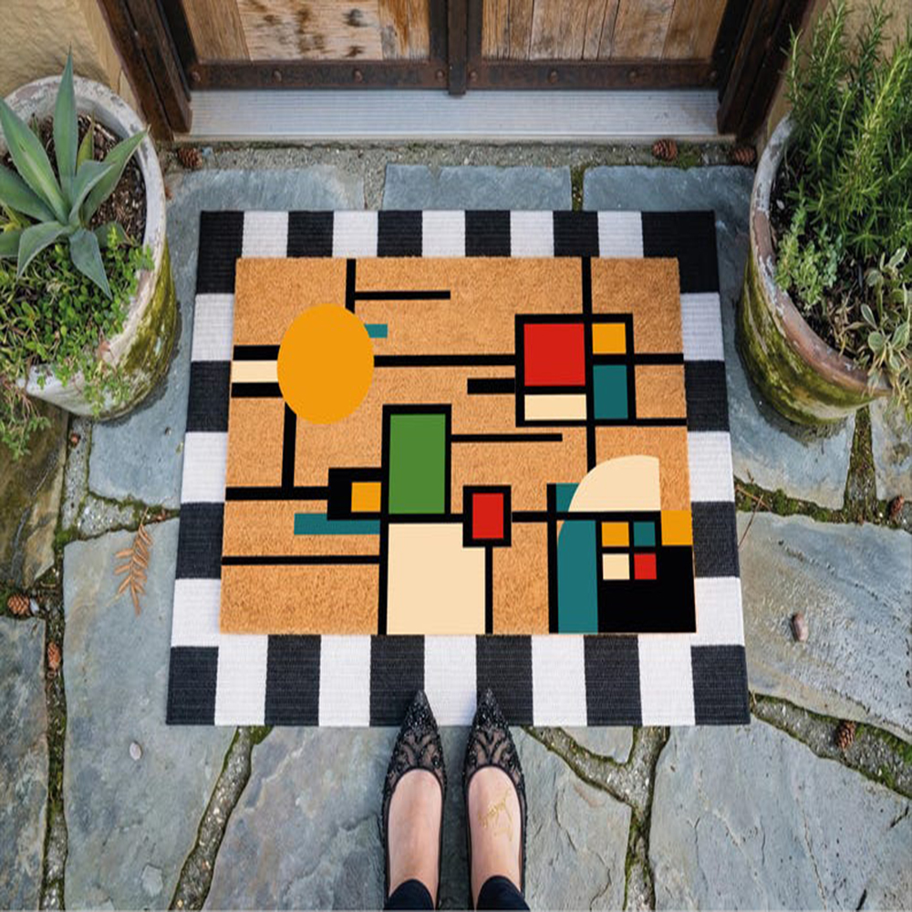Mid Century Modern Doormat Col - Century Textile & Sewing Supply Avenue C North Saskatoon Sk recension och pris