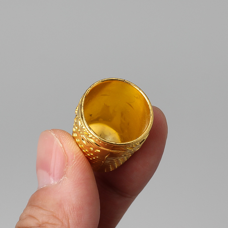 Thimble Ring Retro Finger Prot - Sewing Thimble Metal recension och pris