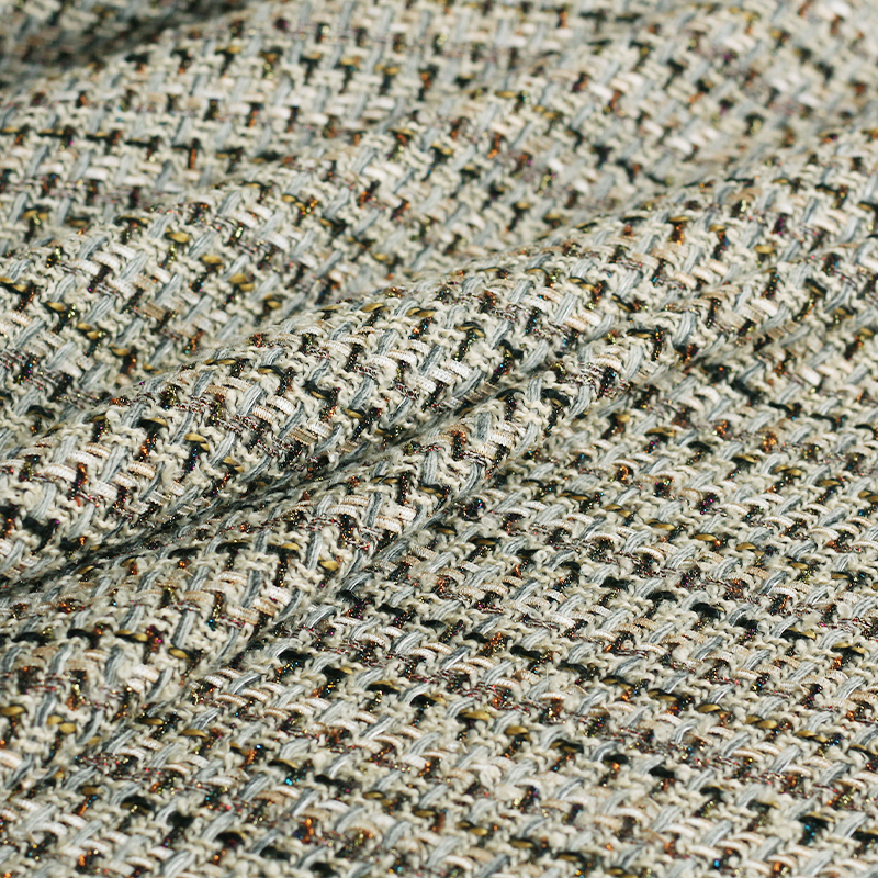 Redraspberry Khaki grey color  - Sewing Tweed Fabric recension och pris