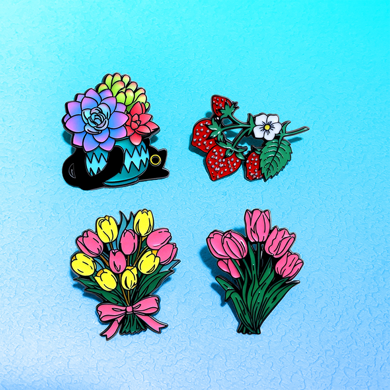 AniPins Bouquet Flowers Strawb - Sewing Label recension och pris