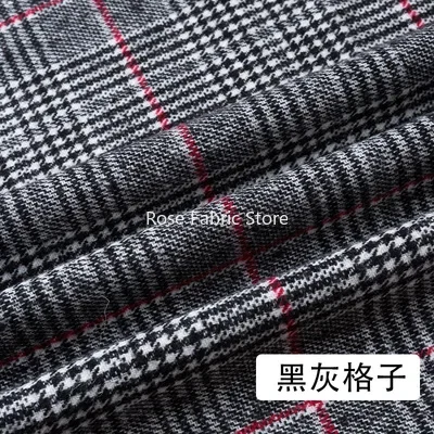1 Meter Classic Woolen Houndst - Sewing Tweed Fabric recension och pris