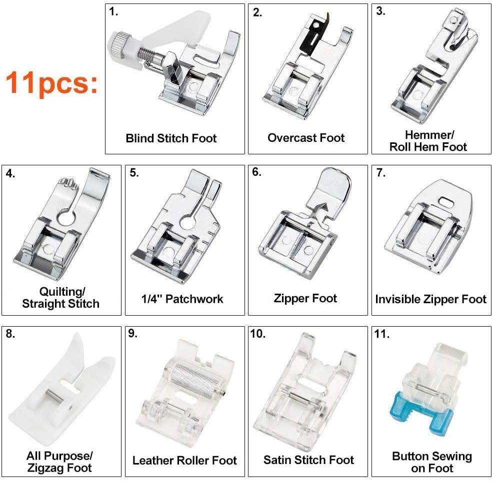 11Pcs Presser Feet Set - Walki - Sewing Industry recension och pris