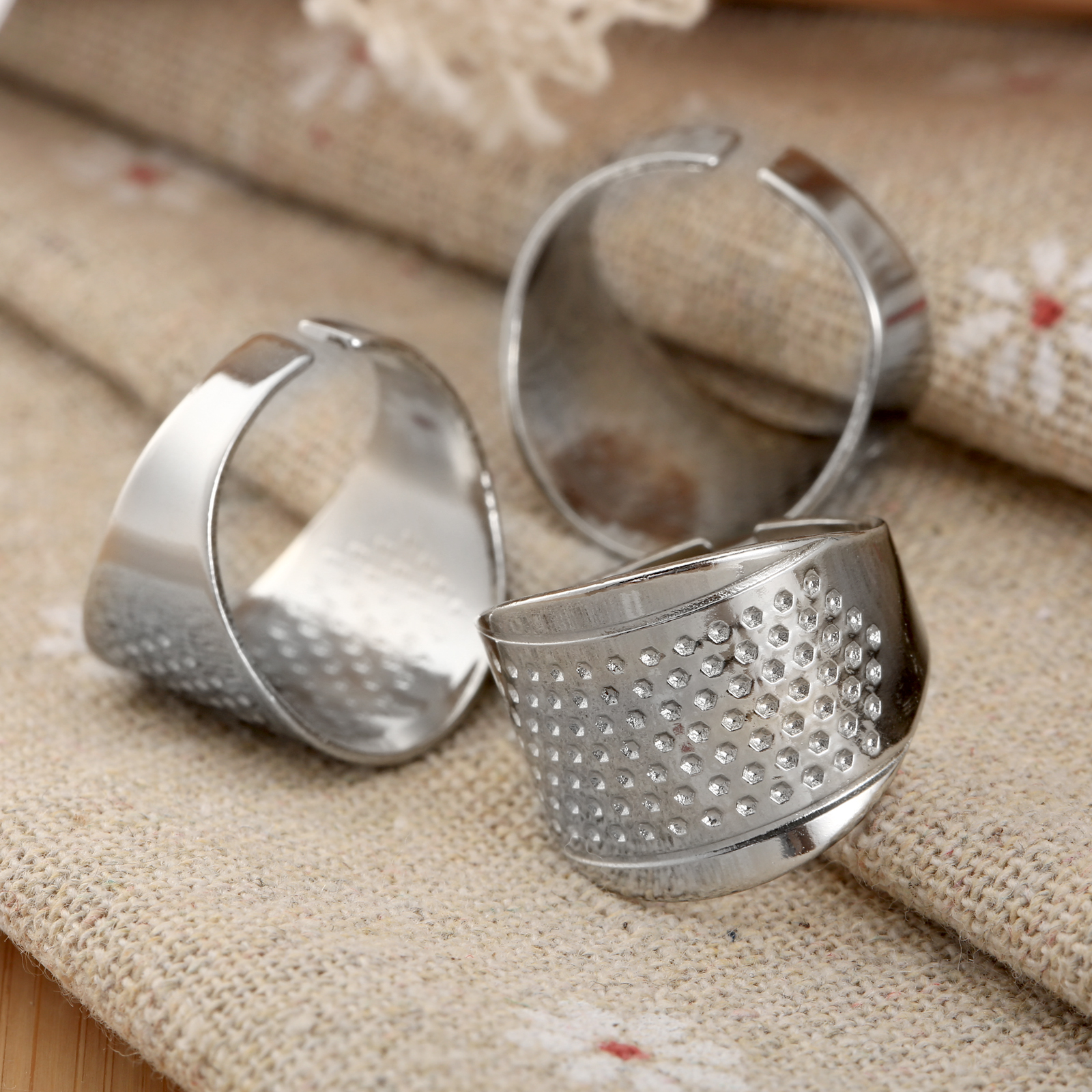 3Pcs/lot Sewing Thimbles Ring  - Sewing Thimble Metal recension och pris