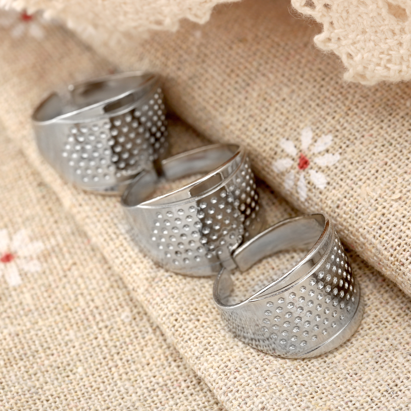 3Pcs/lot Sewing Thimbles Ring  - Sewing Thimble Metal recension och pris
