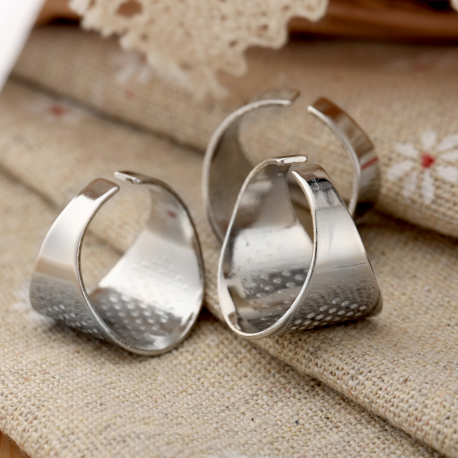 3Pcs/lot Sewing Thimbles Ring  - Sewing Thimble Metal recension och pris