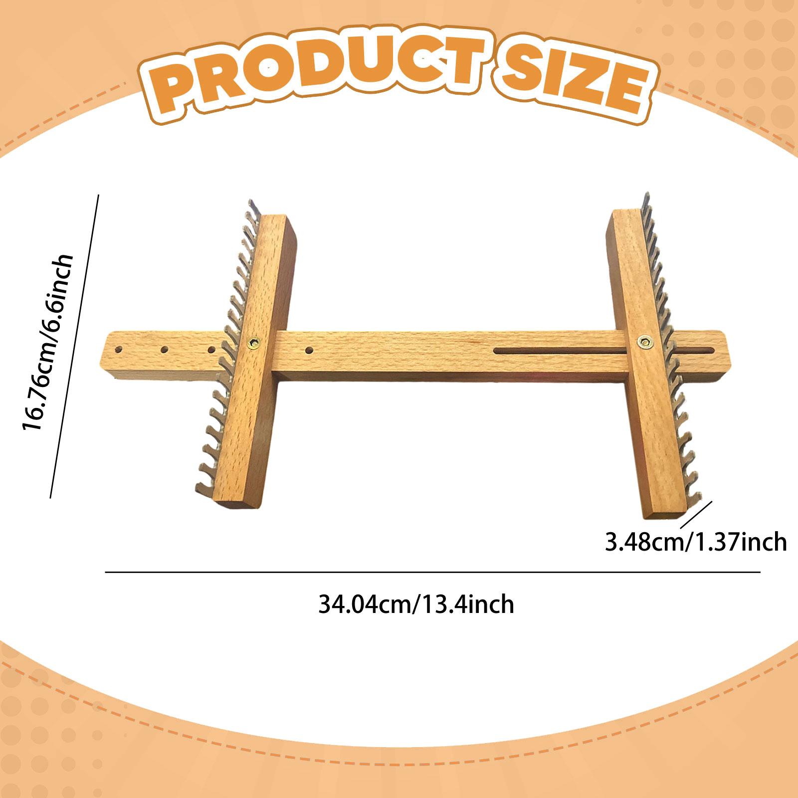 Adjustable Wooden Loom Weaving - Sewing And Textile recension och pris