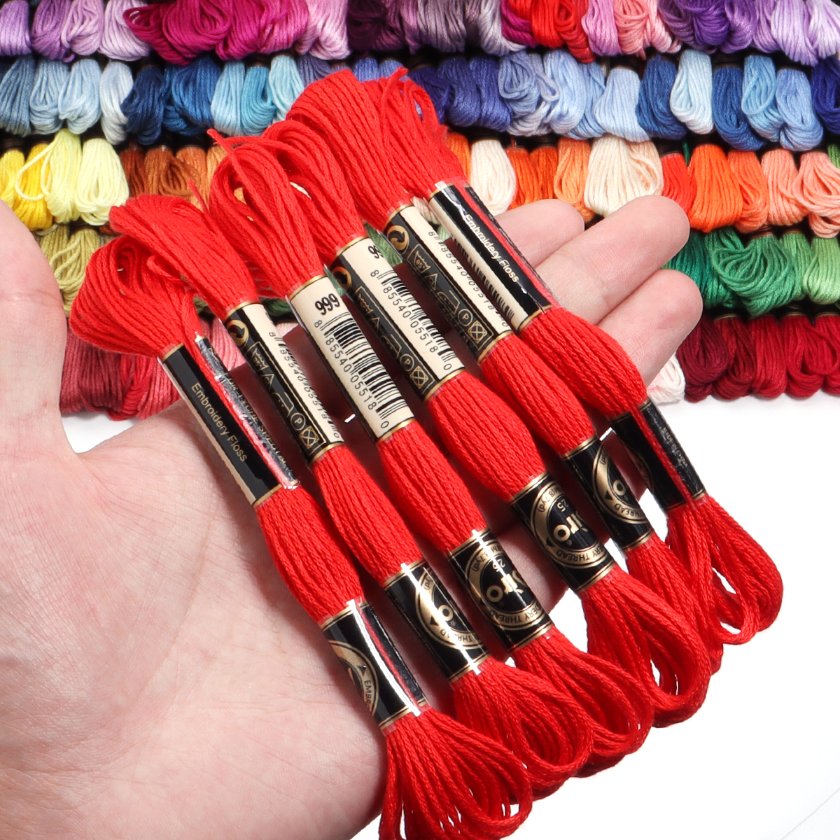 6Pcs/Lot Multicolor Polyester  - Sewing Kit recension och pris