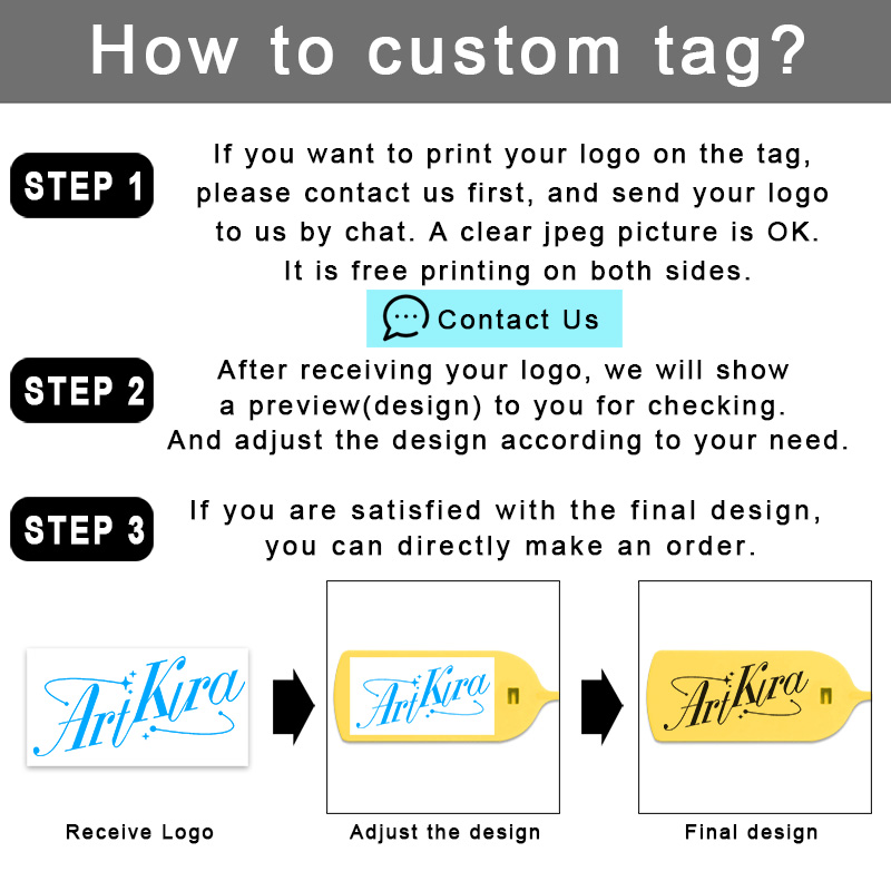 100Pcs Custom Clothing Hang Ta - Sewing Label recension och pris