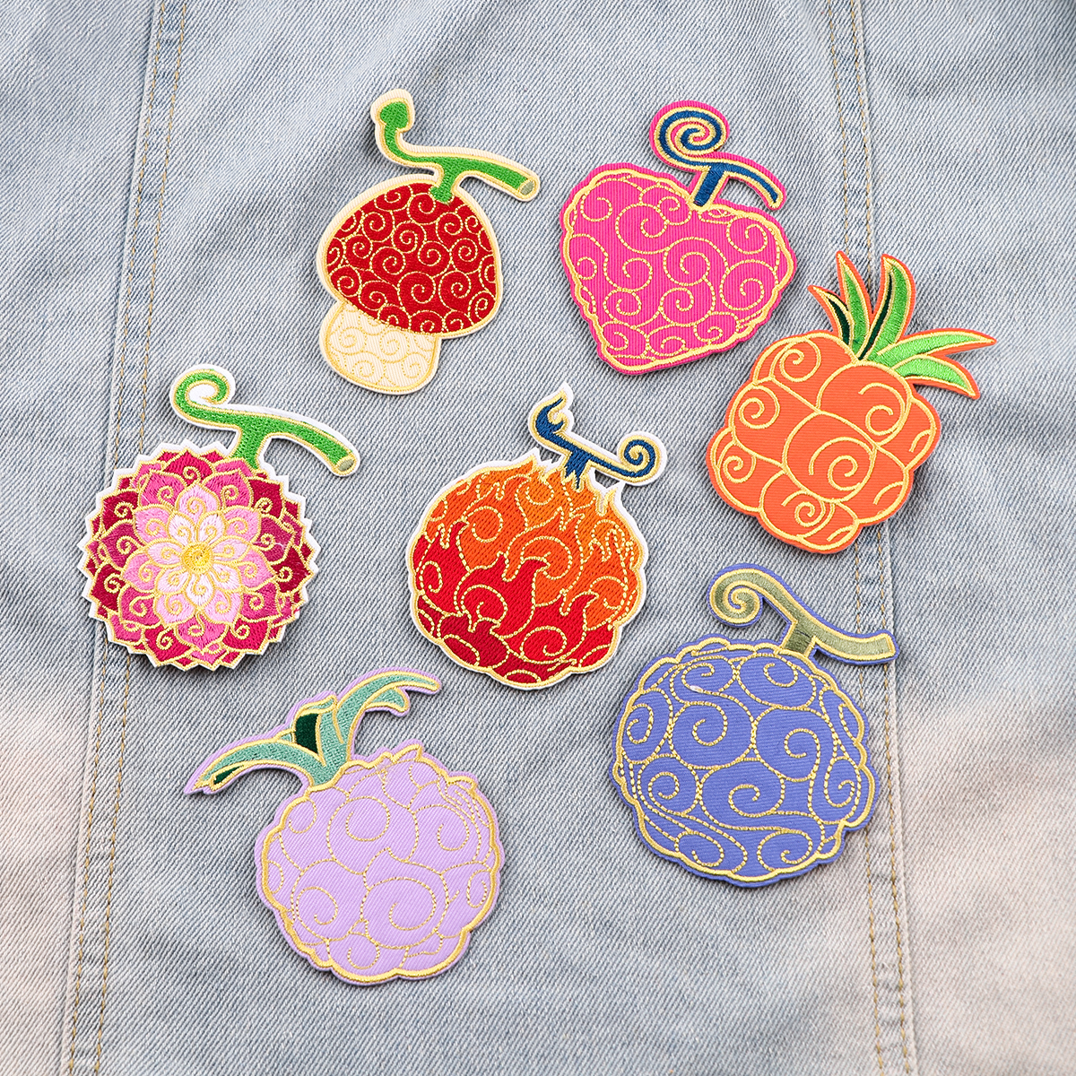 Anime Devil Fruit Iron On Patc - Iron On Patch recension och pris