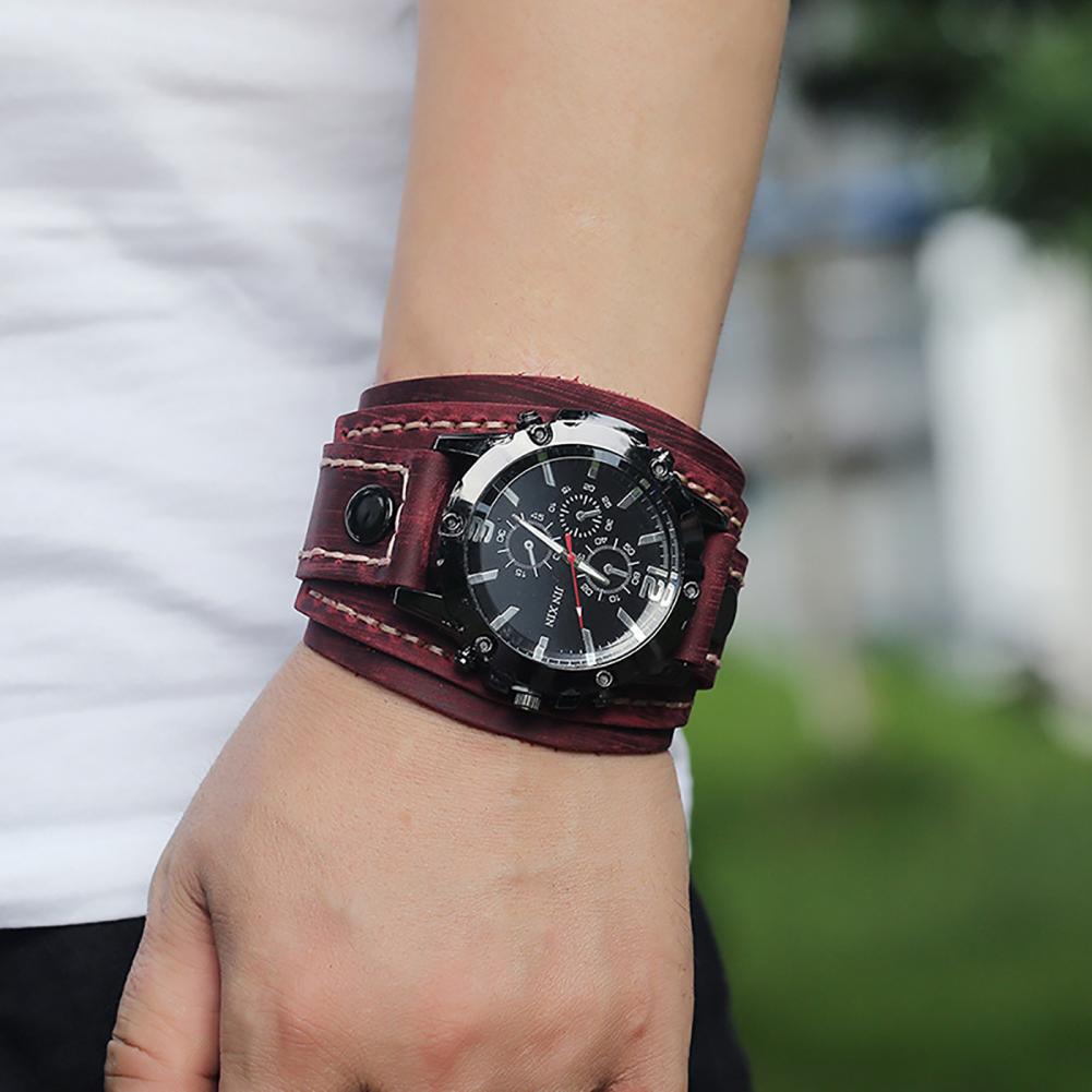 Retro Mens Quartz Watch Round  - Sewing Technology recension och pris