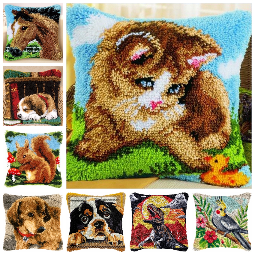 Cat Series Latch Hook Kit Mats - Sewing Pin Cushion recension och pris