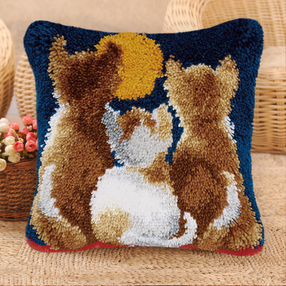 Cat Series Latch Hook Kit Mats - Sewing Pin Cushion recension och pris