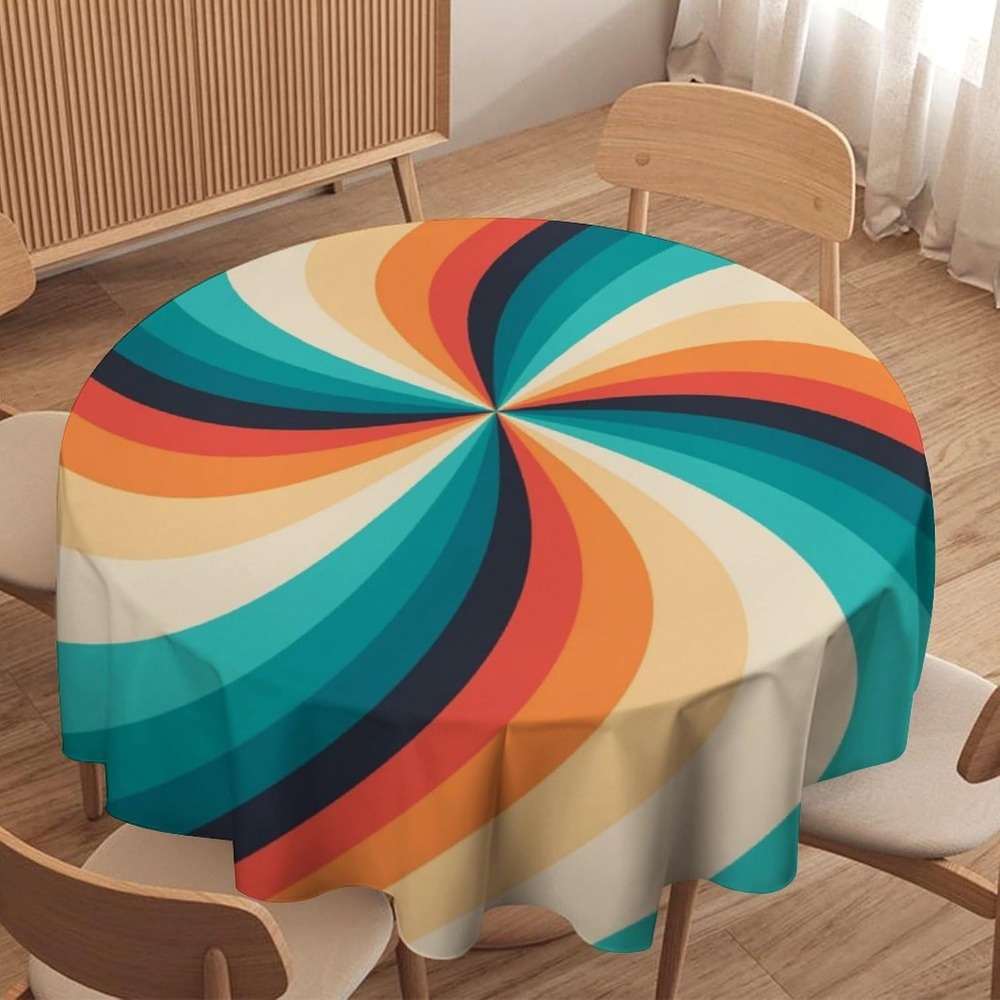 Vintage Groovy Swirl Round Tab - Century Textile & Sewing Supply Avenue C North Saskatoon Sk recension och pris