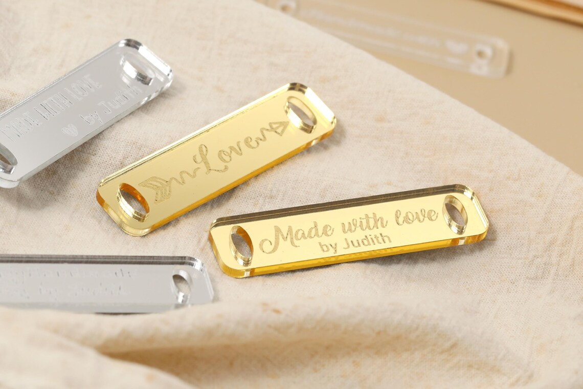 30/50/100pcs Personalized Hand - Sewing Label recension och pris