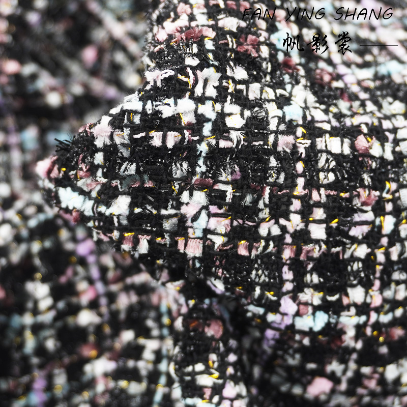 2025 Black Plaid Elegance Twee - Sewing Tweed Fabric recension och pris