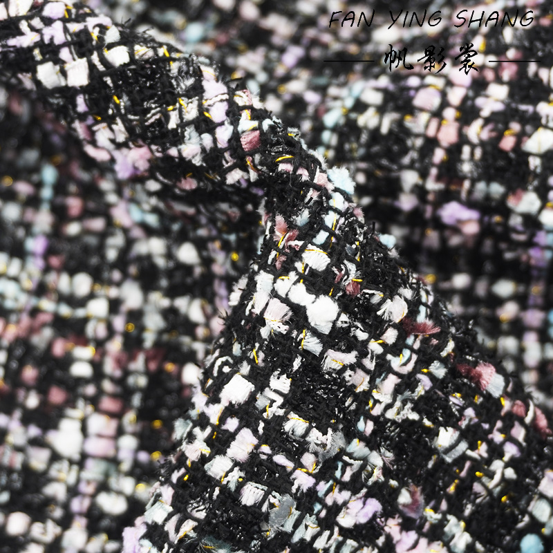 2025 Black Plaid Elegance Twee - Sewing Tweed Fabric recension och pris