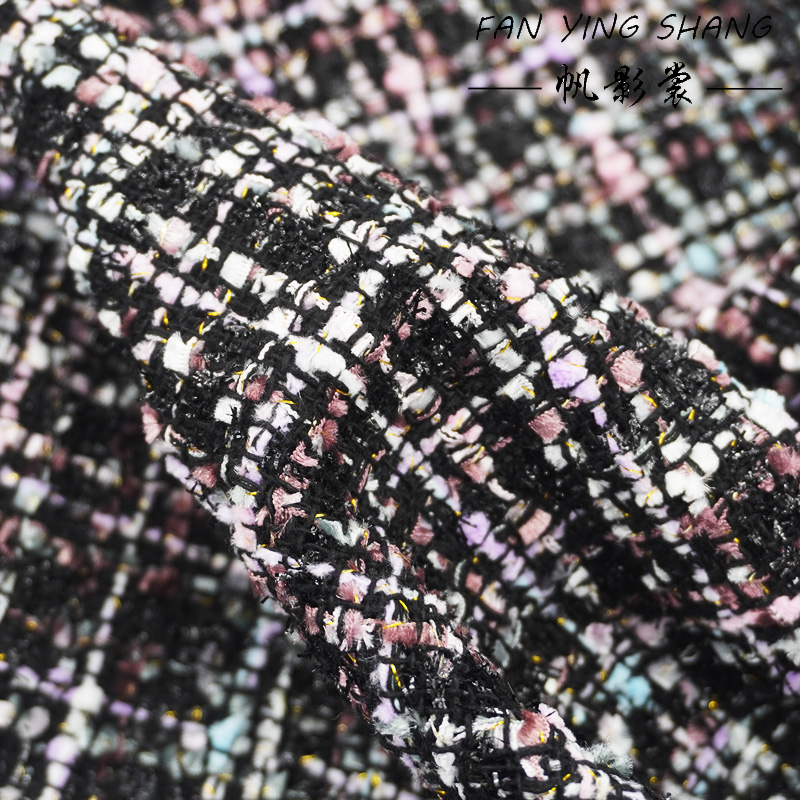 2025 Black Plaid Elegance Twee - Sewing Tweed Fabric recension och pris